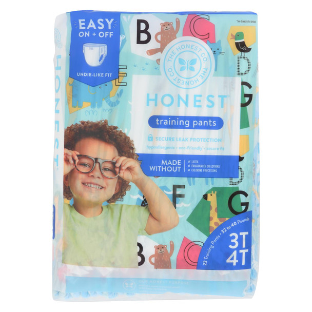 The Honest Company - Training Pants Abc 3t-4t - 1 Each - 23 CT