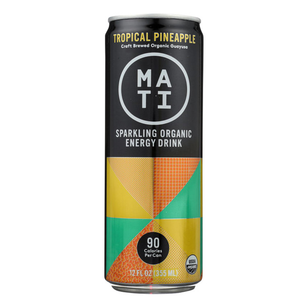 Mati Tropical Pineapple Healthy Energy  - Case of 12 - 12 FZ