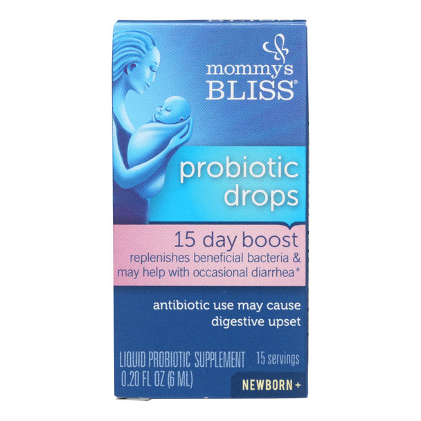 Mommy's Bliss Probiotic Drops 15 Day Boost - 1 Each - .2 FZ