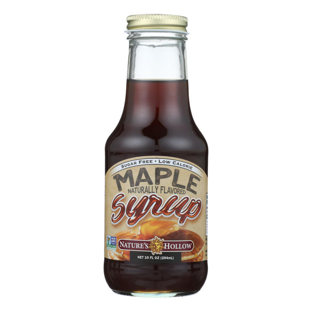 Nature's Hollow Maple Sugar-Free Syrup  - Case of 6 - 10 FZ