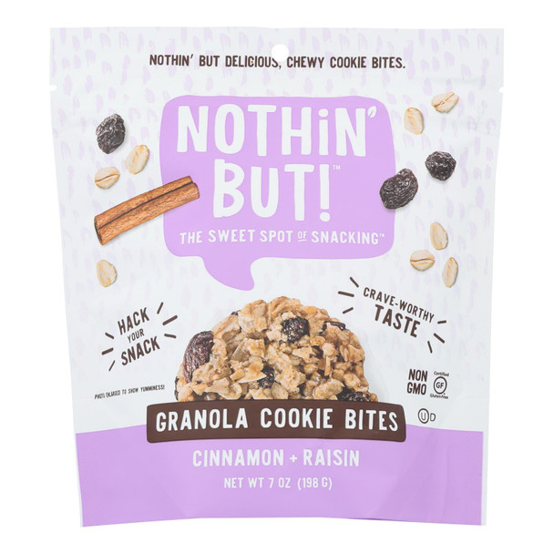 Nothin' But Cinnamon Raisin Crunch Granola Cookies  - Case of 6 - 7 OZ