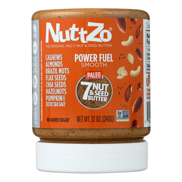 Nuttzo Smooth Power Fuel  - Case of 6 - 12 OZ