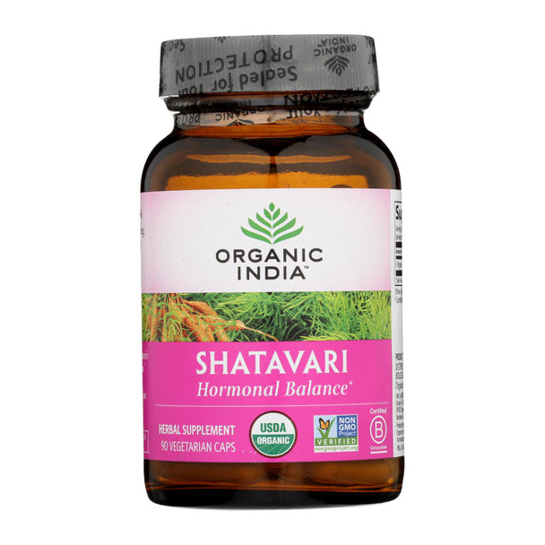 Organic India Usa Whole Herb Supplement, Shatavari  - 1 Each - 90 VCAP