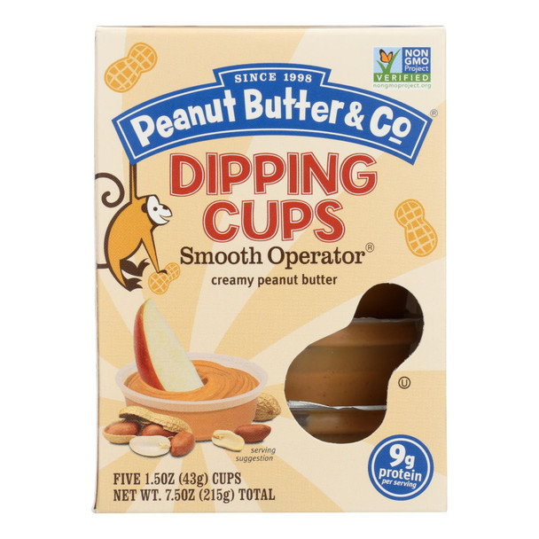 Peanut Butter & Co. Peanut Butter, Smooth Operator  - Case of 6 - 1.5 OZ