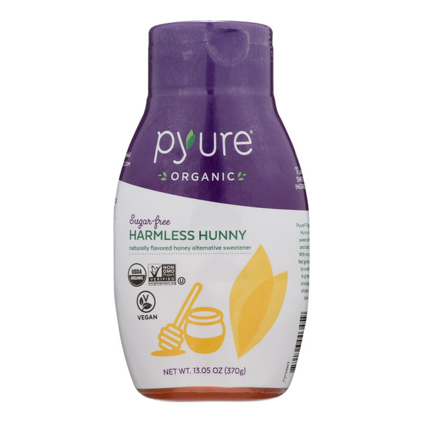 Pyure Brands Honey Flavored Sugar-Free Syrup Stevia Sweetener  - Case of 6 - 13.05 OZ
