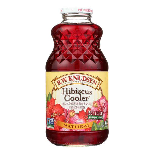 Rw Knudsen Hibiscus Cooler Juice  - Case of 6 - 32 FZ