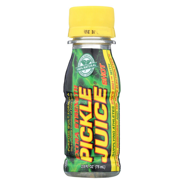 The Pickle Juice Company Extra Strength Pickle Juice Shot  - Case of 12 - 2.5 FZ