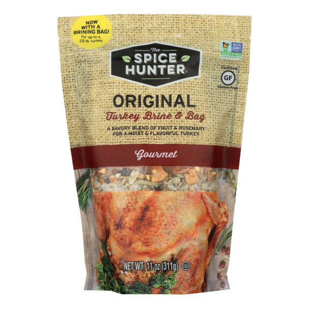 The Spice Hunter Original Turkey Brine Pouch  - Case of 12 - 11 OZ