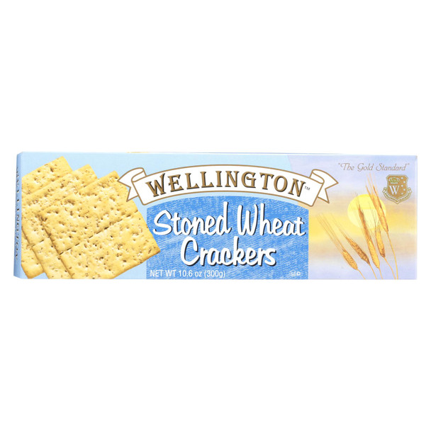 Wellington Stoned Wheat Crackers  - Case of 12 - 10.6 OZ