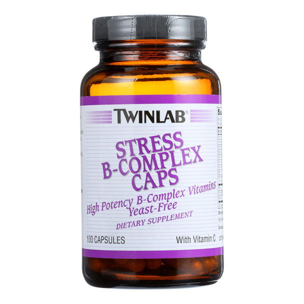 Twinlab Stress B-Complex Caps Dietary Supplement  - 1 Each - 100 CAP