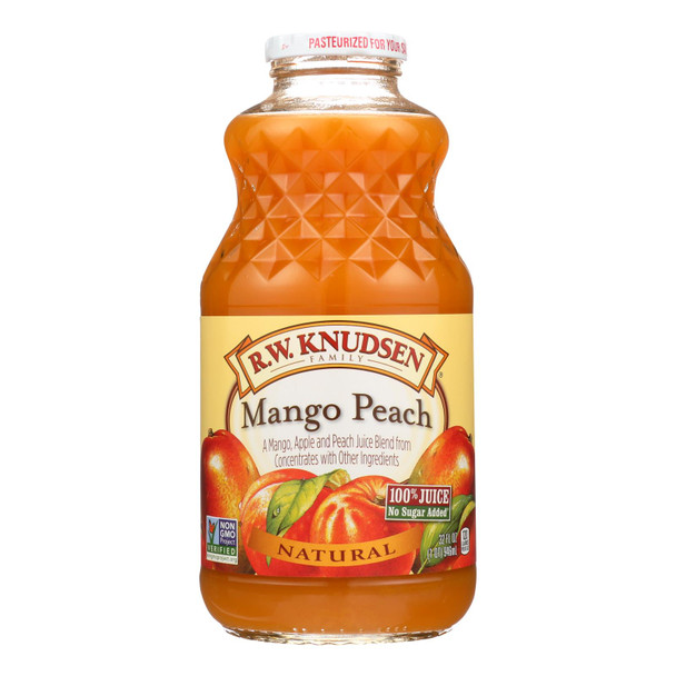 R.W. Knudsen Juice, Mango Peach - Case of 6 - 32 FZ