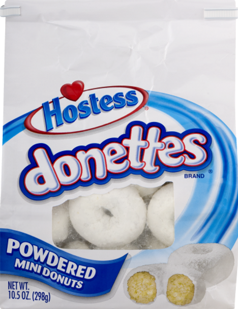 Hostess Powdered Mini Donuts - Case of 9 - 10 OZ