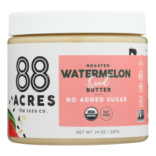 88 Acres - Butter Seed Watermelon Sugar Free - Case of 6 - 14 OZ