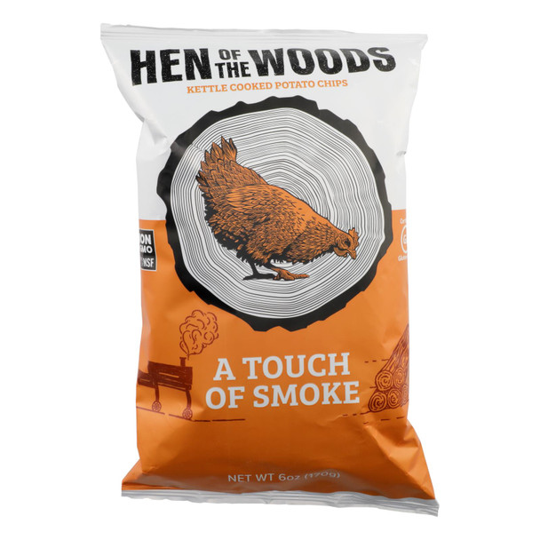 Hen Of The Woods - Chips Ktl Touch Of Smoke - Case of 12-6 OZ