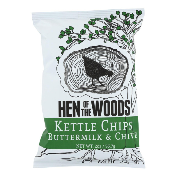 Hen Of The Woods - Chips Ketl Btrmlk Chive - Case of 30-2 OZ