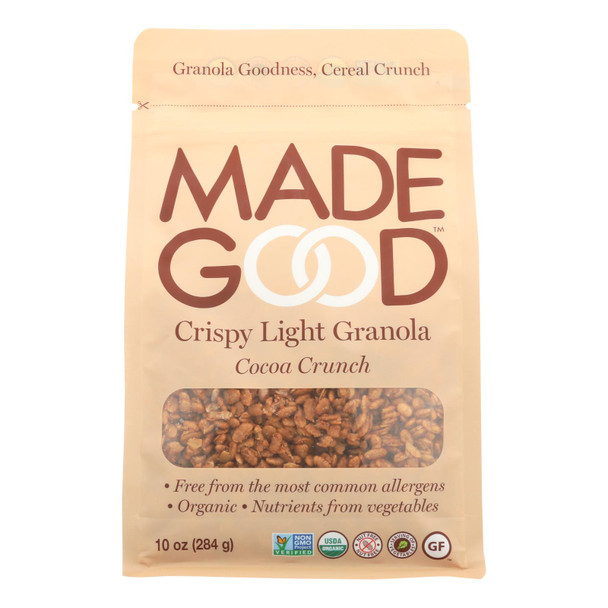 Made Good Crispy Light Granola Cereal - Case of 8 - 10.0 OZ
