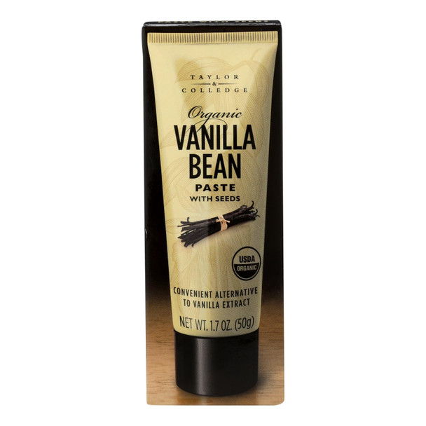 Taylor & Colledge Vanilla Bean Paste  - Case of 8 - 1.7 OZ