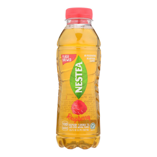Nestea - Iced Tea Green Raspberry - Case of 12 - 17.6 FZ