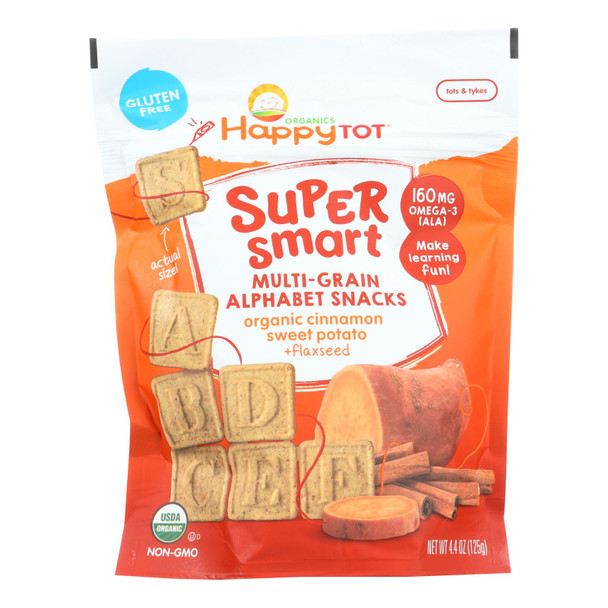 Happy Tot Toddler Snack, Cinnamon Sweet Potato  - Case of 8 - 4.4 OZ