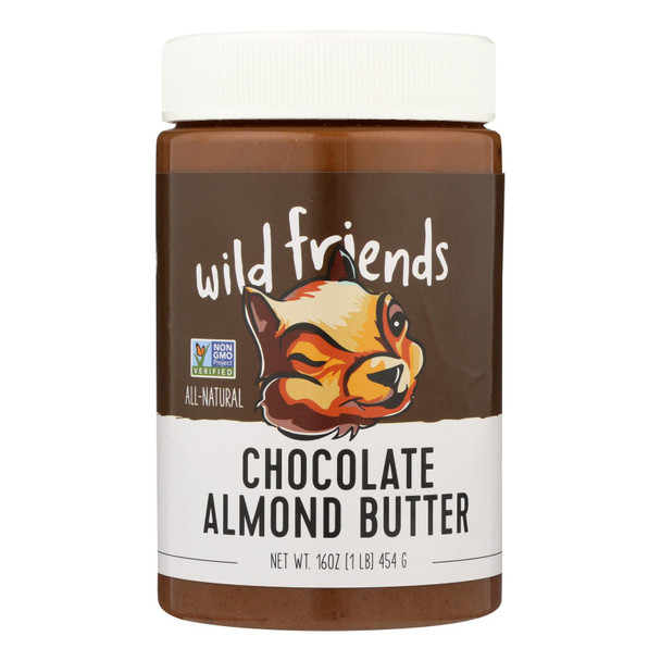 Wild Friends Chocolate Almond Butter - Case of 6 - 16 OZ