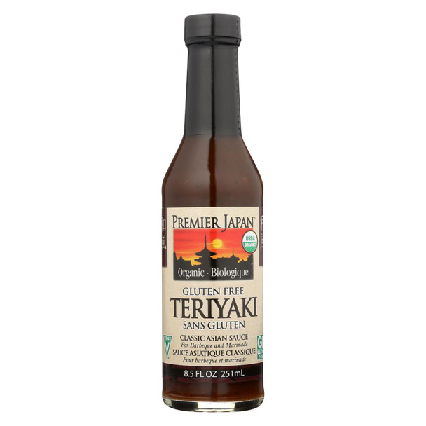 Premier Japan Organic Wheat Free Sauce - Teriyaki - Case of 12 - 8.5 Fl oz.