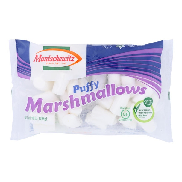 Manischewitz Puffy Marshmallows - Case of 12 - 10 OZ