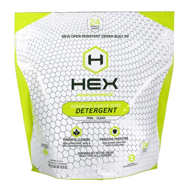 Hex Performance - Detergent Fresh+clr Sngle - Case of 6 - 24 CT