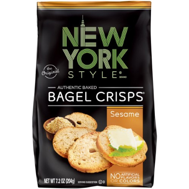 New York Style Sweet Swirls Baked Snack Crisps - Case of 12 - 7.2 OZ