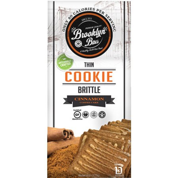 Brooklyn Bites Ny Llc - Cookie Britle Cinnamon Coffee - Case of 6-6 OZ