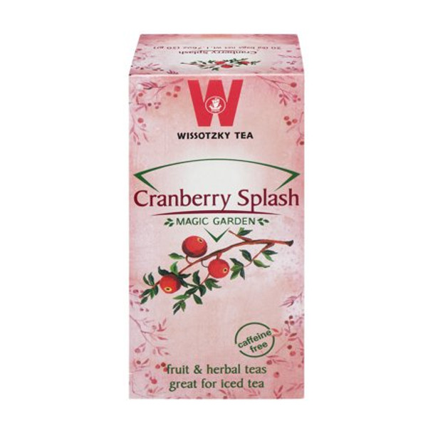 Wissotzky - Tea Herbal Cranberry Splash - Case of 12-20 BAG