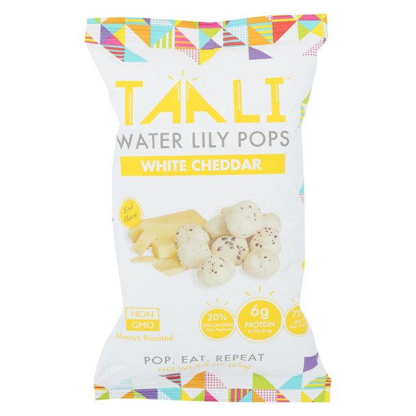 Taali - Puffs Water Lily Wht Cheddr - Case of 12 - 2.3 OZ