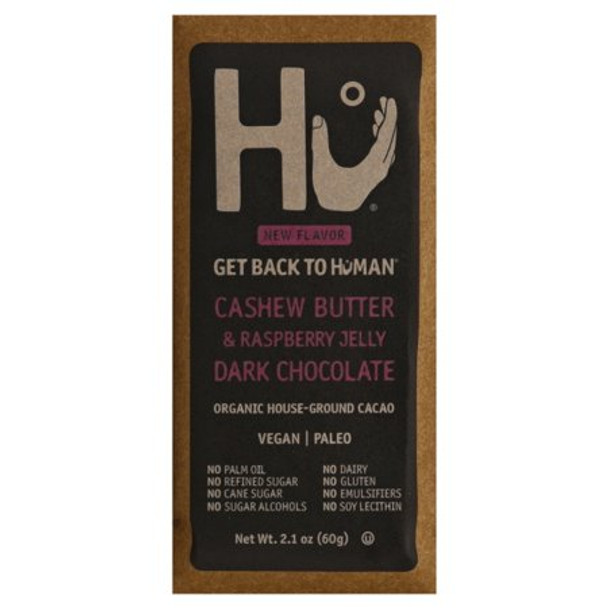 Hu - Dark Chocolate Br Cshbtr Ras - Case of 12-2.1 OZ