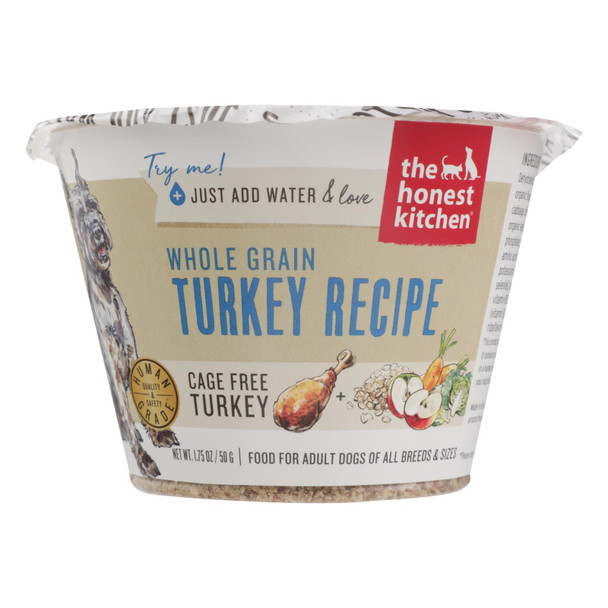 The Honest Kitchen - Dog Fd Whole Green Turkey Ss - Case of 12 - 1.75 OZ