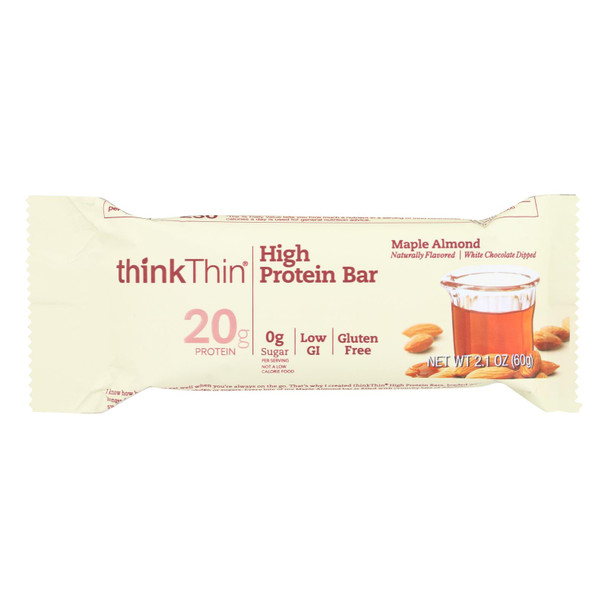 Think! Thin - Bar H-prot Mple French Tst - Case of 10-2.1 OZ