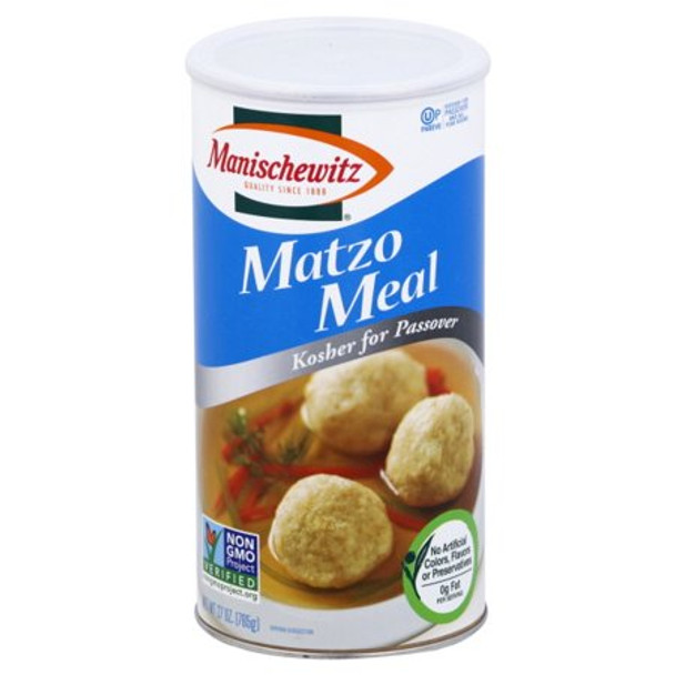 Manischewitz - Matzo Meal Kosher for Passover - Case of 12-27 OZ