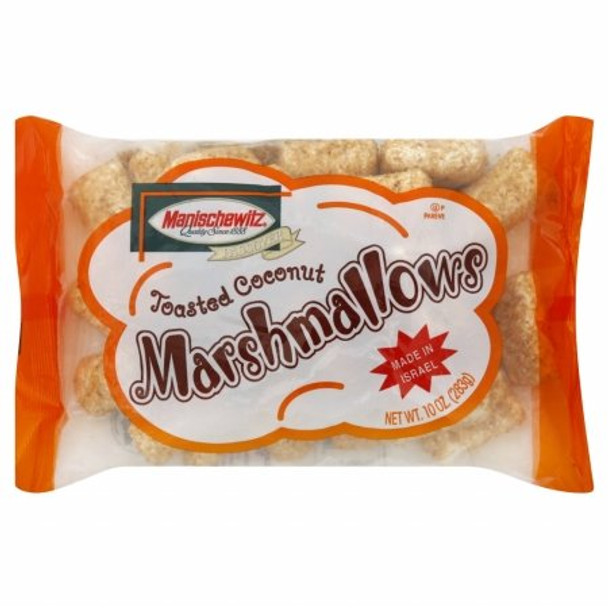 Manischewitz Toasted Coconut Marshmallows - Case of 12 - 10 OZ