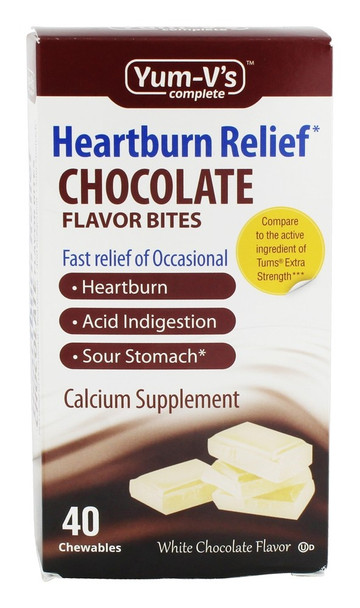 Yum v's - Heartburn Relief - 1 Each - 40 CT