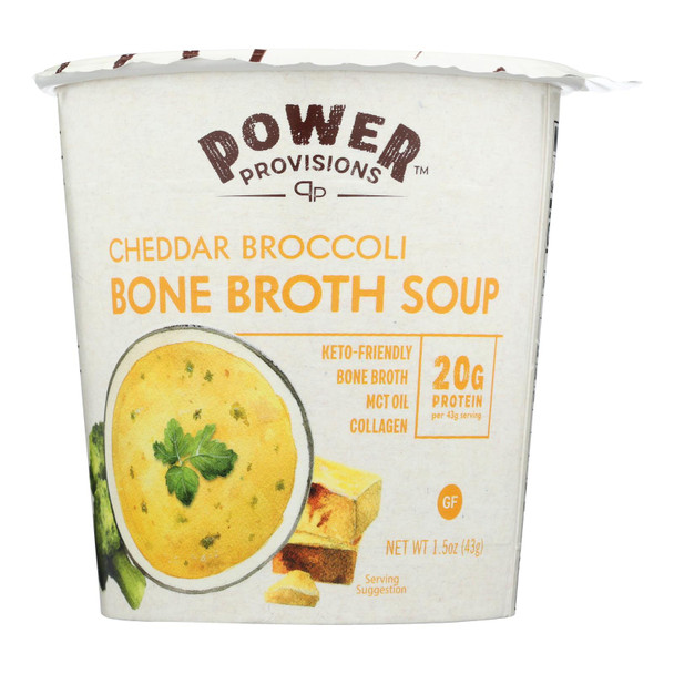 Power Provisions - Soup Chd Broc S258683-2 - CS of 6-1.5 OZ