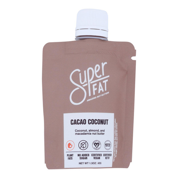 Superfat - Nut Butter Cacao Coconut - Case of 10 - 1.5 OZ
