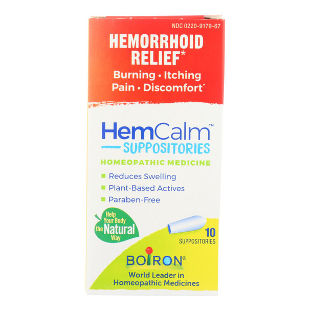 Hemcalm - Helcalm Suppositories - 1 Each 1-10 CT