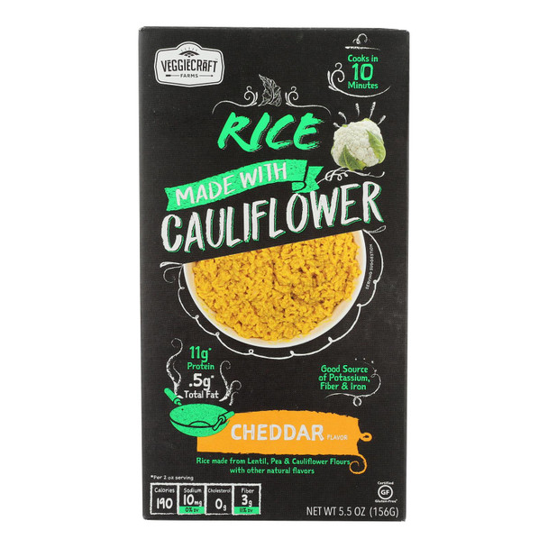 Veggiecraft - Rice Ched Chs Cauliflower - Case of 12-5.5 OZ