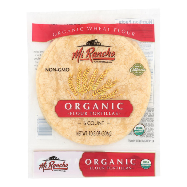 Mi Rancho - Tortilla Og2 Flour 6ct Sm - CS of 12-10.8 OZ