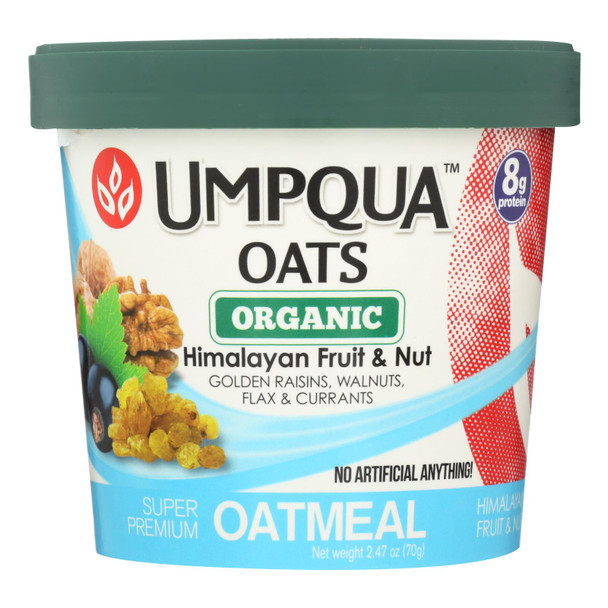 Umpqua Oats - Oats Himlyn Fruit&nut - Case of 8-2.47 OZ