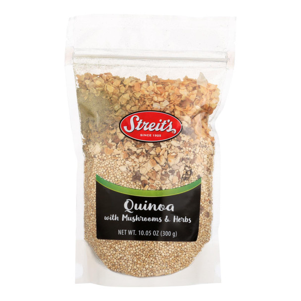 Streit's Quinoa With Mushrooms & Herbs - Case of 12 - 7.7 OZ