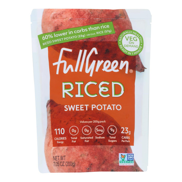 Fullgreen - Riced Veg Sweet Potato - Case of 6-7.05 OZ