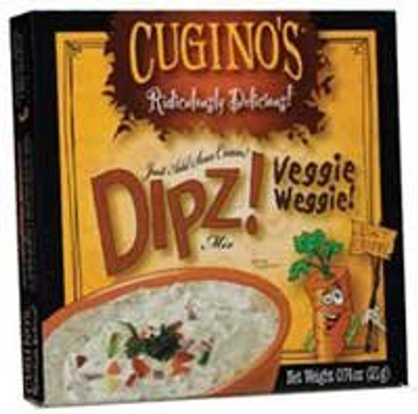 Cuginos - Dip Veggie Weggie - Case of 12 - .74 OZ