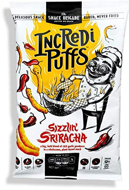 Incredi Puffs - Snack Puff Sizzlin Sriracha - Case of 24-.74 OZ