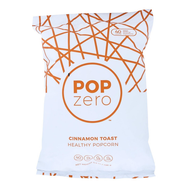 Pop Zero - Popcorn Cinnamon - Case of 9-5.5 OZ