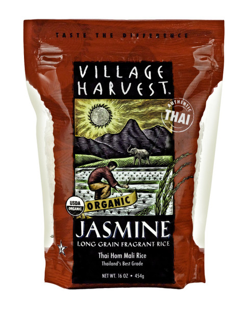 Village Harvest - Rice Og2 Thai Jasmine - CS of 6-16 OZ
