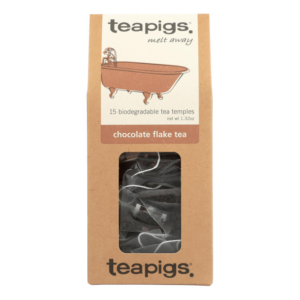 Tea Pigs Chocolate Flake Tea  - Case of 6 - 15 CT